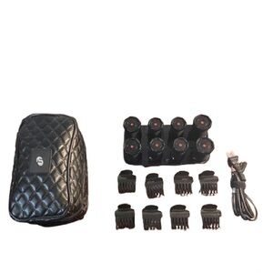 T3 Volumizing Hot Rollers Set – 8 Count, Black